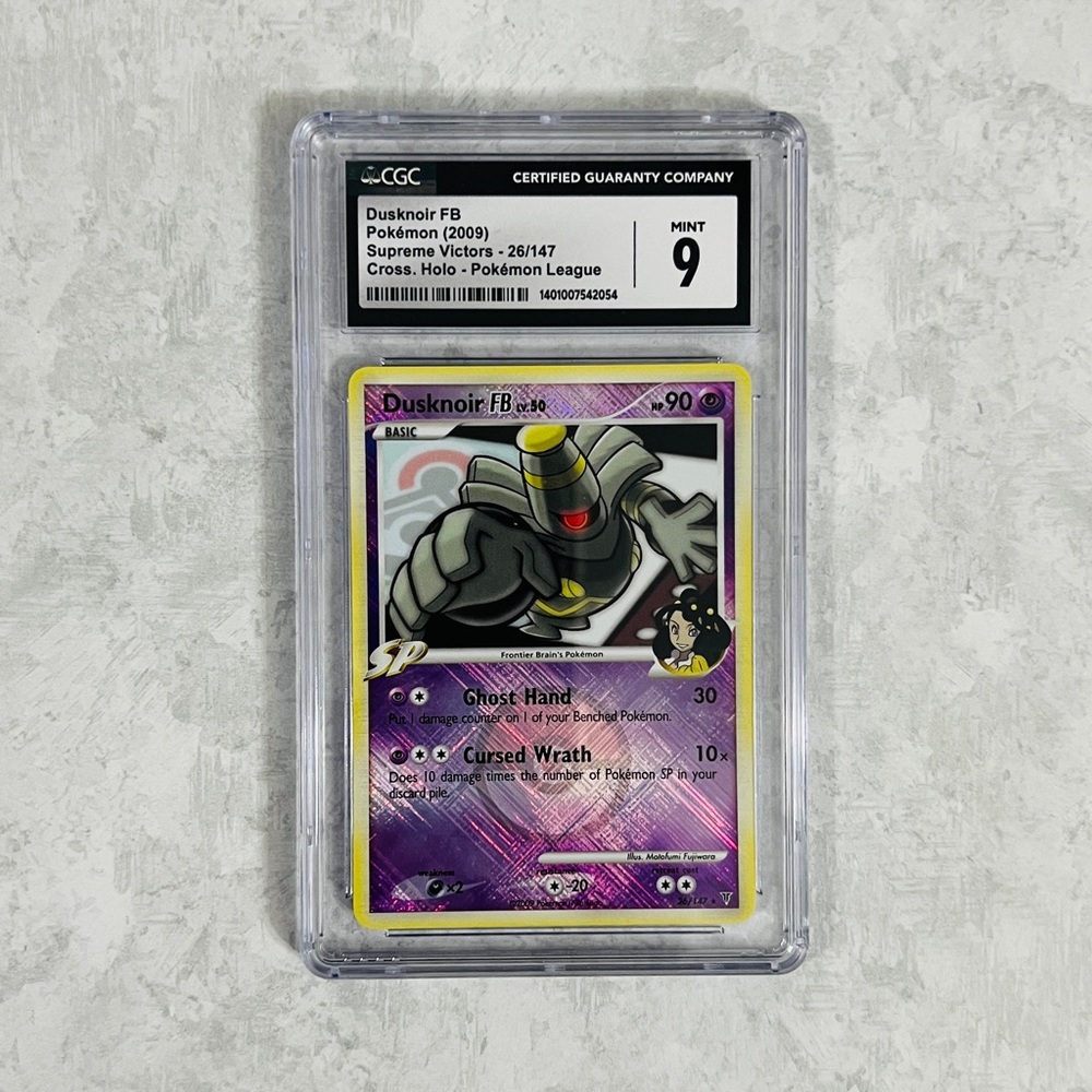 Dusknoir FB 2009 Supreme Victors 26/147 Cross Holo
Pokémon League Graded Mint 9